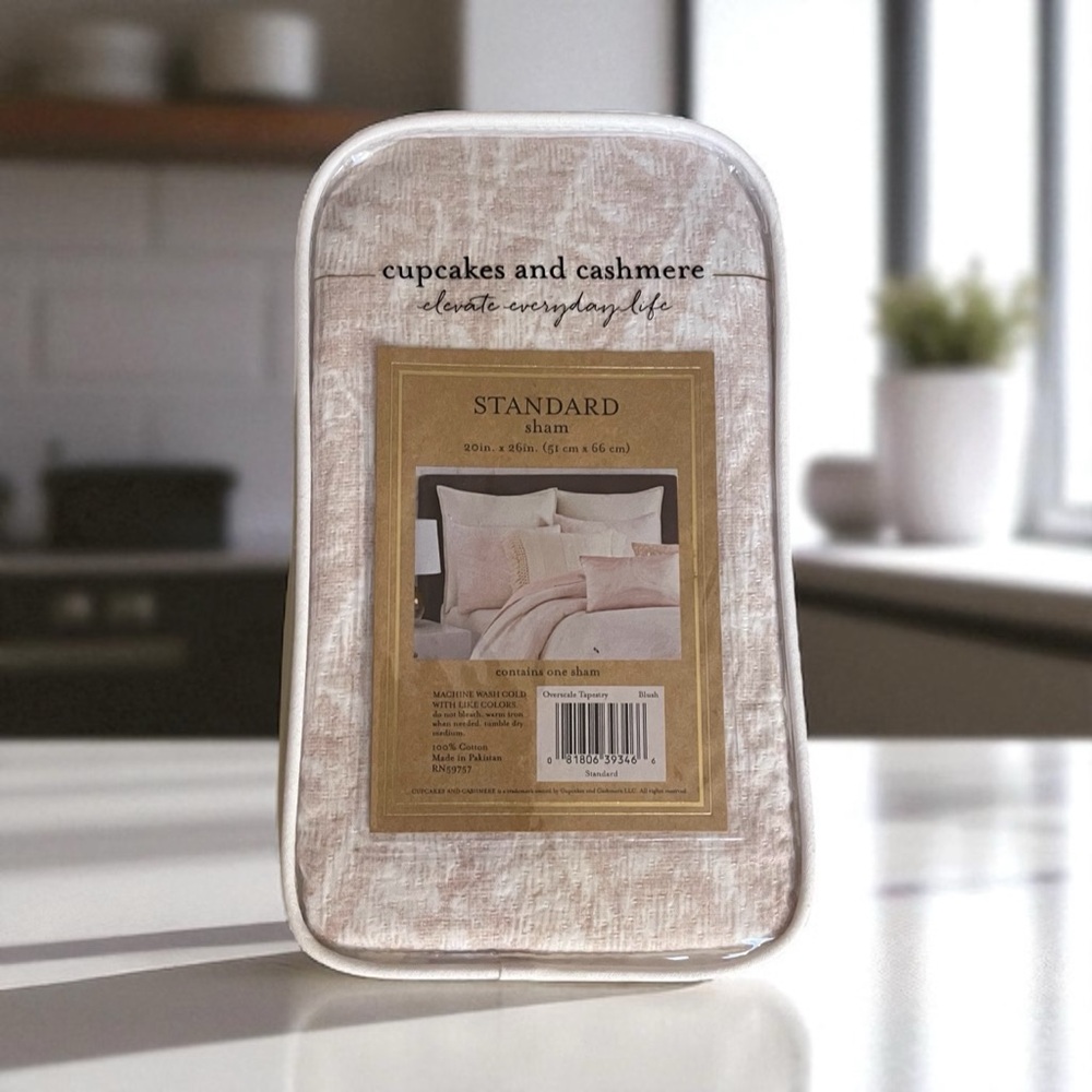 cupcakes & cashmere Blush Standard Sham Overscale Tapestry